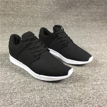 Clearance foreign trade original single mens shoes non-slip sports shoes running shoes high-grade black breathable mesh casual shoes