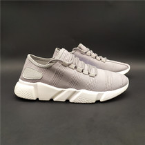 Foreign trade Original Single summer leisure mens shoes flying woven surface shock running shoes Joker couple shoes breathable trend student shoes