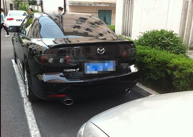 03-13 Mazda 6 cánh đuôi Ngựa 6 ngựa sáu đuôi cánh với sơn đuôi cánh m6 cánh đuôi M6 sửa đổi cánh đuôi đuôi lướt gió ertiga 2020