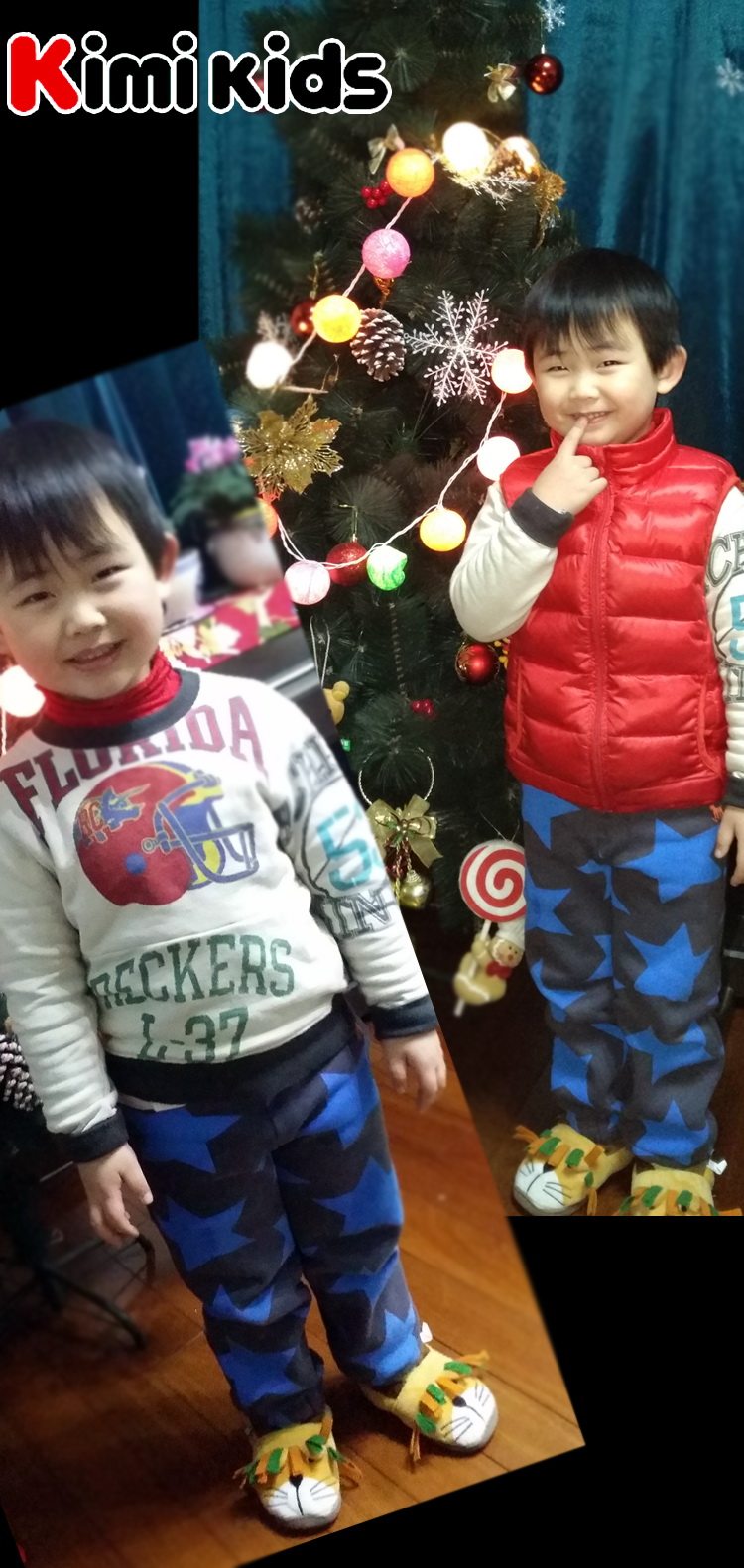 Pantoufles enfants en autre KIMI KIDS pour hiver - semelle autre - Ref 1034480 Image 16