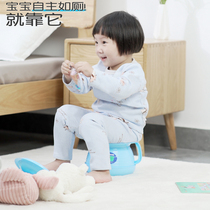 Thickened childrens toilet potty with lid Childrens toilet toilet Spittoon chamber potty Household night urine bucket