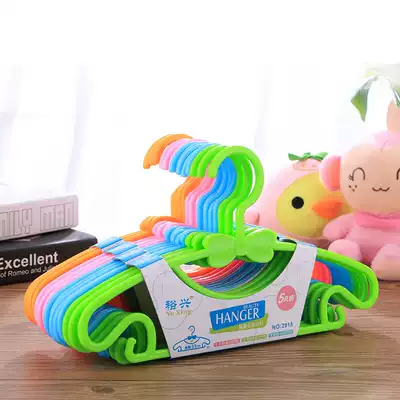 Promotion solid children's hanger baby baby hanger newborn household clothes hanging small clothes hanger