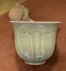 чашка 汝窑.莲花闻香杯 6cm 80ml