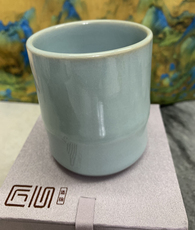 чашка 汝窑.天青竹节主人杯