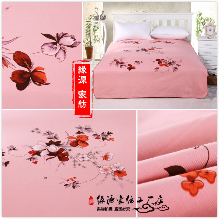 Quốc gia bông cổ điển đầy đủ dòng dày bông đơn dày đôi đơn tấm duy nhất Thượng Hải tờ cũ - Khăn trải giường bộ ga giường cute
