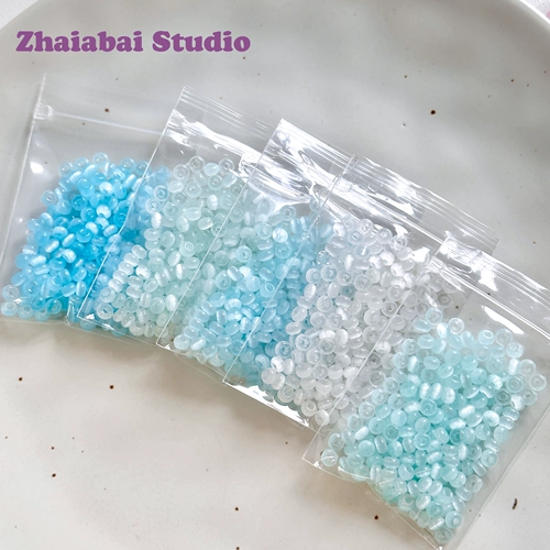 Комплект, матовый пончик, браслет ручной работы с бусинами, аксессуар, кошачий глаз, «сделай сам»