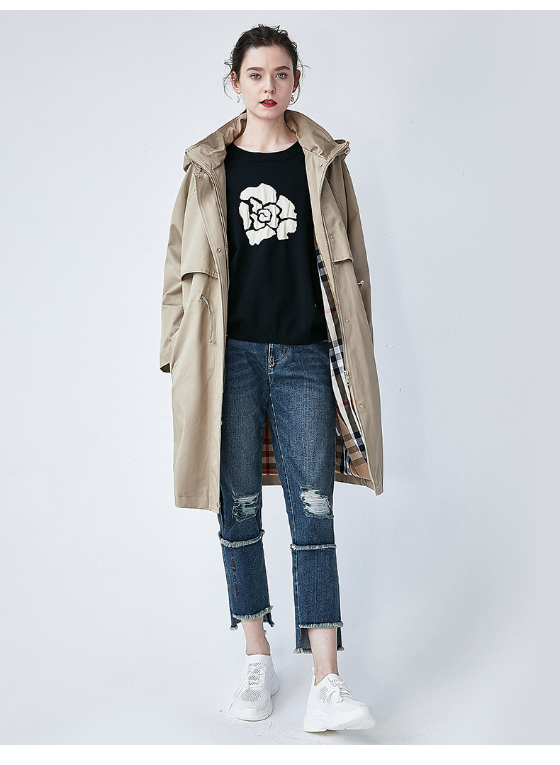 Trench pour femme HAINI  HENNY en Coton en Coton - Ref 3227439 Image 25