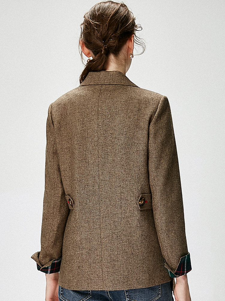 Veste pour femme HAINI  HENNY en Laine - Ref 3221341 Image 4