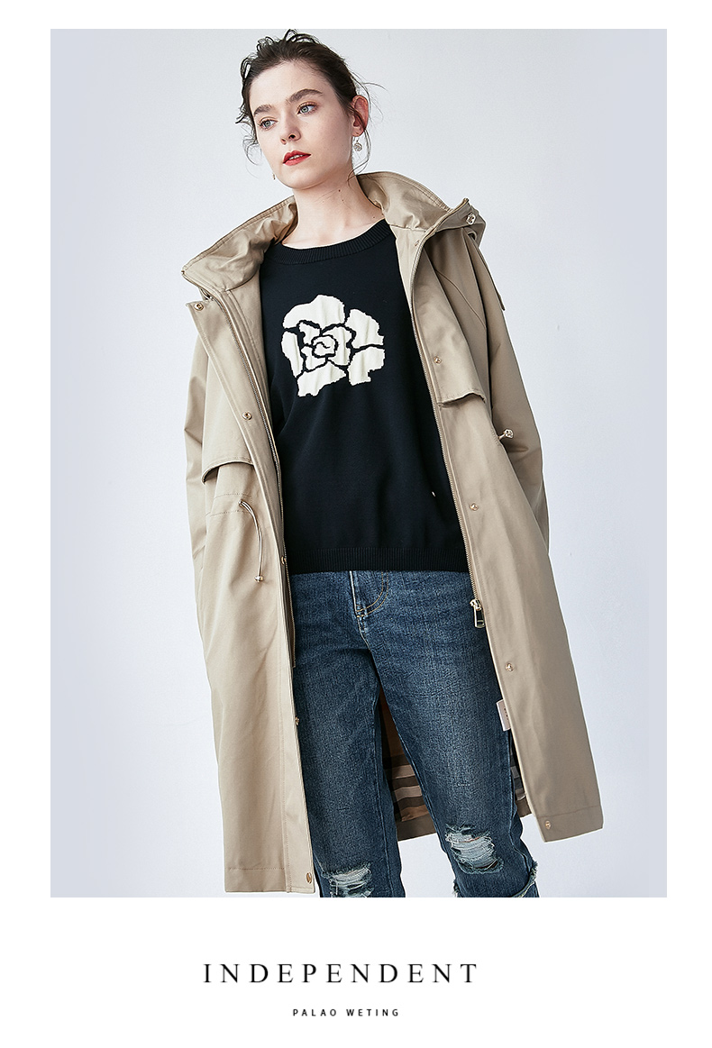 Trench pour femme HAINI  HENNY en Coton en Coton - Ref 3227439 Image 20