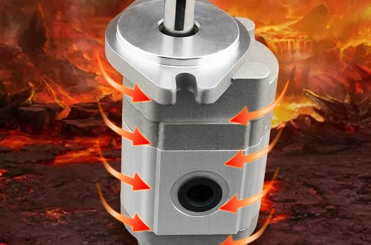 Động cơ bánh răng tốc độ cao 3000 vòng/phút Quạt dòng CMF3/5 bơm nước/dầu sửa đổi động cơ dầu thủy lực áp suất cao motor thủy lực mini motor thủy lực piston
