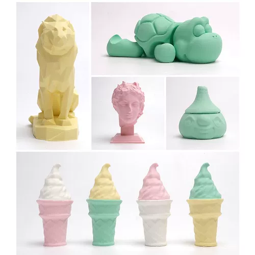 Easy-Sen Esun Pla-Matte Matte Monochrome Двухцветный радужный цвет 3D-расходные расходные материалы FDM Материал.