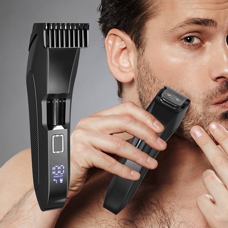 German Professional Beard Styler 20-Level Styling Comb Adjustable Length Beard Trimmer Rechargeable Shaver