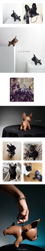 Ban nhạc lớn Bulldog phí kho báu dễ thương phim hoạt hình búp bê siêu đáng yêu di động điện thoại di động cung cấp điện hoàn vũ - Ngân hàng điện thoại di động