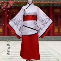 Белая красная юбка Ханфу