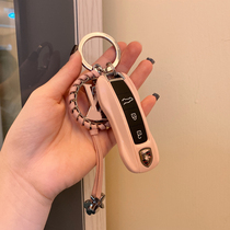 Pink Womens Porsche Key Shell New Cayenne Taycan Panamera 718Macan Caman 911 Retrofit
