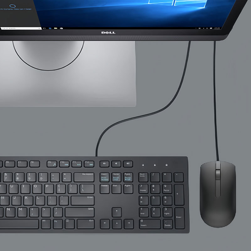 Original Dell Kb216 Chocolate Keyboard Ms116 Mouse Keyboard and Mouse Set Genuine Black and White Original Dell Kb216 Chocolate Keyboard Ms116 Mouse Keyboard and Mouse Set Genuine Black and White