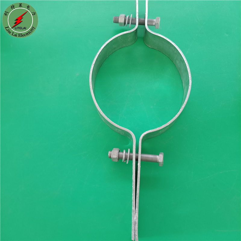 Rod with hoop hot-dip galvanized long tail hoop optical cable bar with fastener wire rod fastening clamp optical cable gold tool
