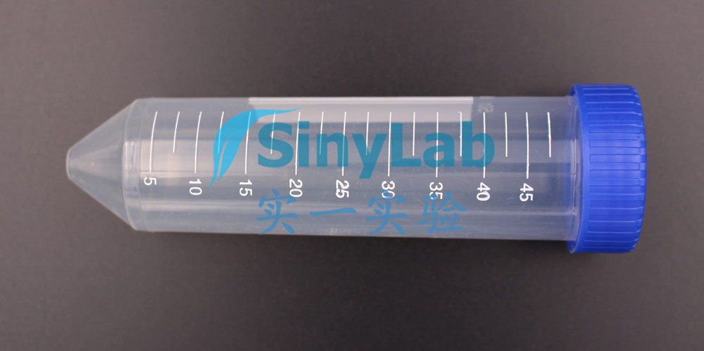 Free invoicing 50ml centrifugal tube spire tip bottom with scale EP tube plastic tube 50 packets