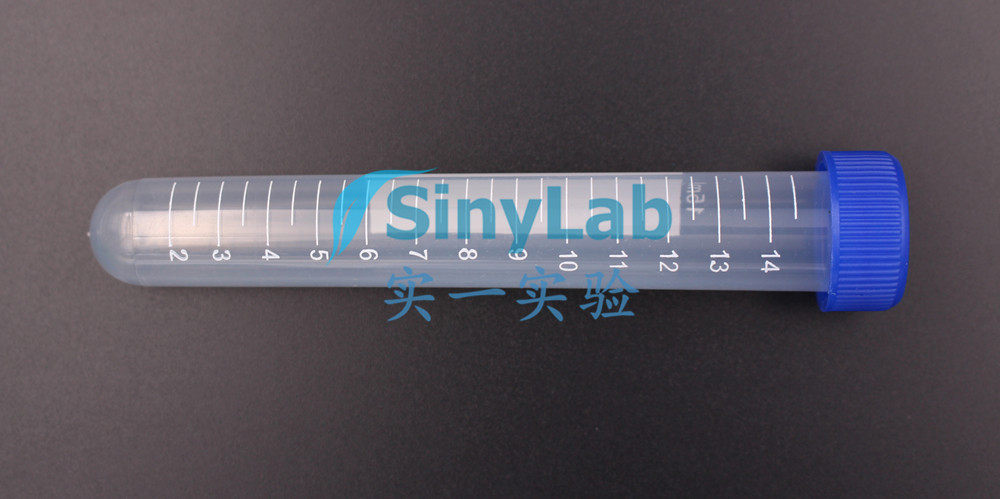 Free invoicing 15ml centrifuge tube screw round bottom with scale EP tube plastic test tube 100 pack