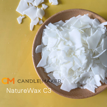 NATUREWAXC3] Aroma candle raw material America imported soybean wax 52 degrees melting point decorative hot sale