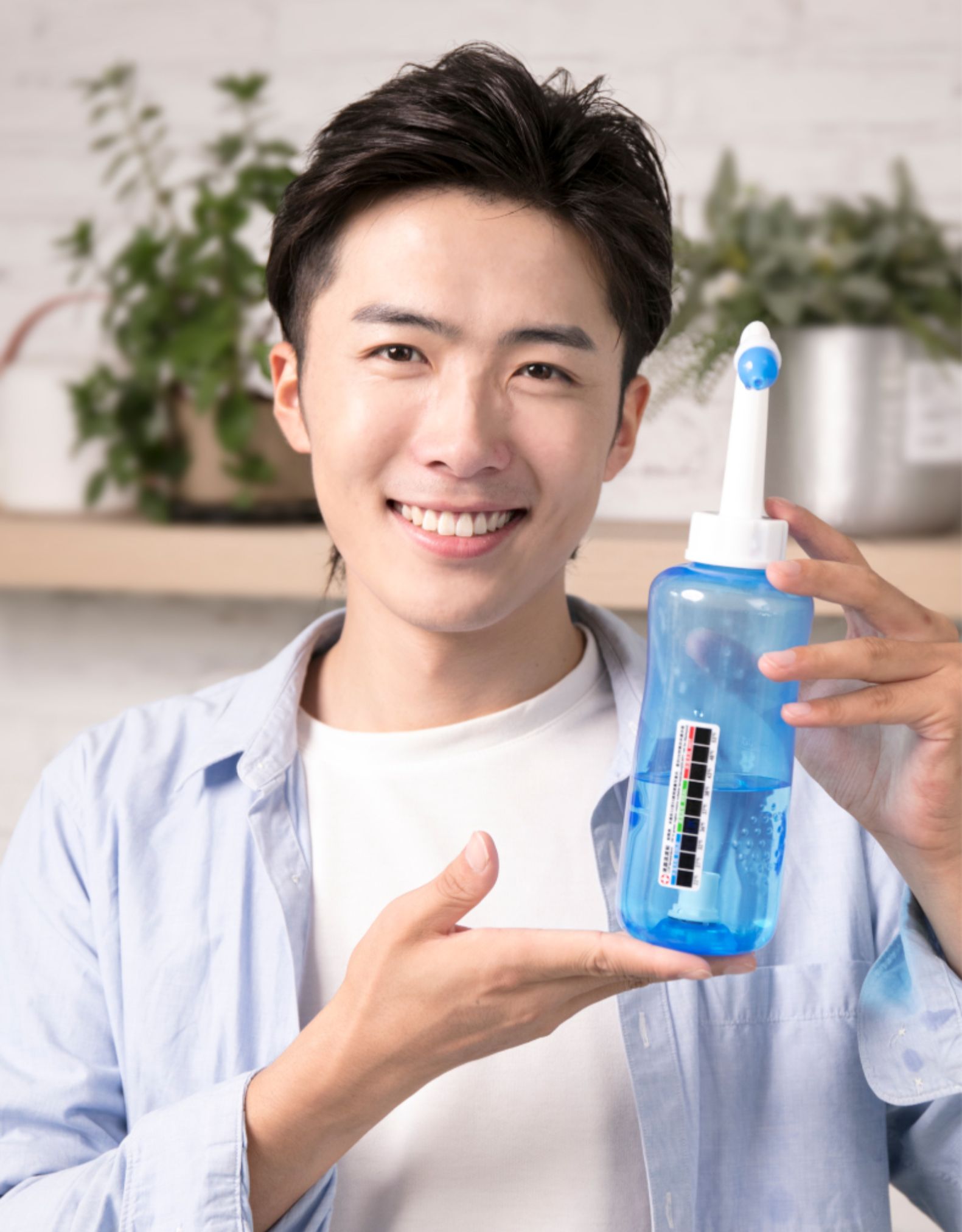 振德 手动洗鼻器组合  洗鼻器+洗鼻盐60包+测温贴1+喷雾器1+喷头2 图4
