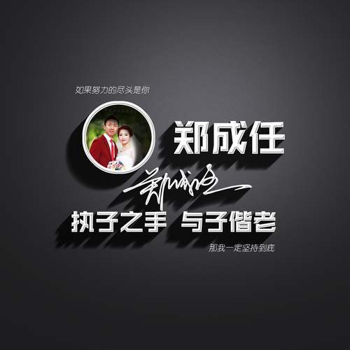 52微信QQ头像签名百家姓氏头像PSD源文件素材模板源码