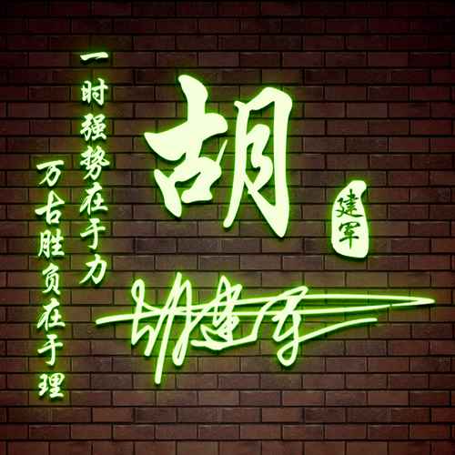 465微信QQ头像签名百家姓氏情侣公会商务男女生PSD源文件素材模板源码