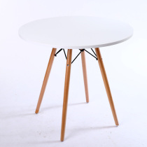Nordic dining table small flat round table coffee table casual table home simple sub-Imus negotiation square table