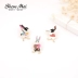 Thỏ Nhật Bản dễ thương Hàn Quốc sinh viên đơn giản phim hoạt hình áo len pin áo len trâm cài phụ kiện nữ cài áo Trâm cài