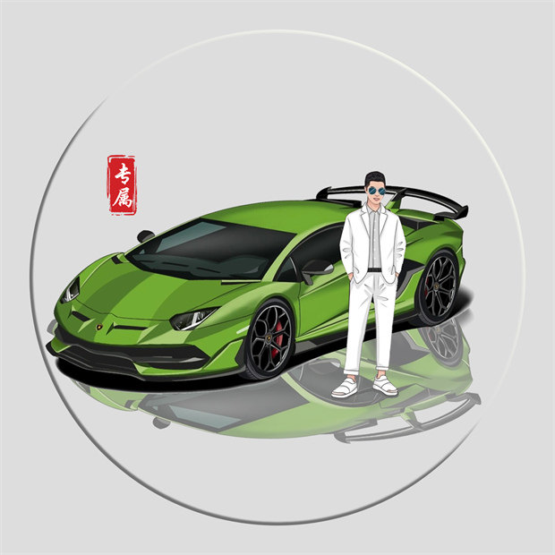 编号17微信签名头像PSD