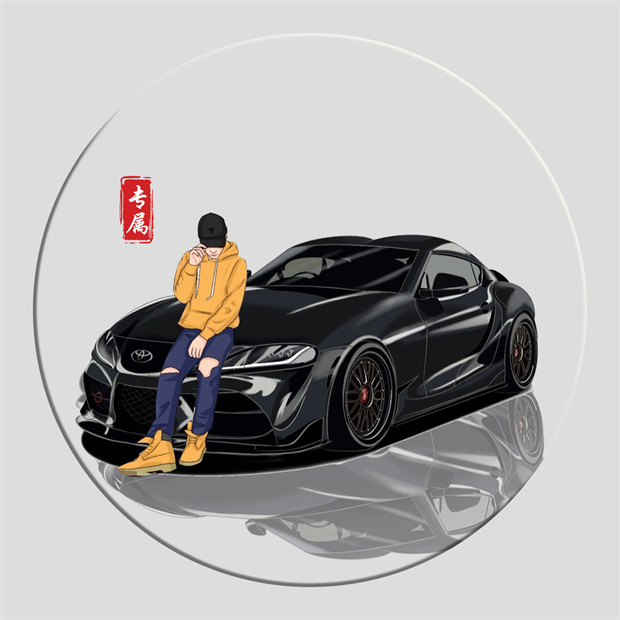 编号11微信签名头像PSD