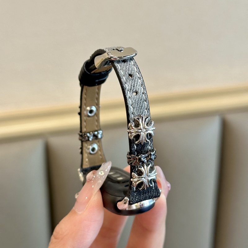 Ikok Is Suitable for Xiaomi 8/9/10 Watch Straps, S11 Retro Apple Iwatchs10 Denim Stereo Cross Ikok Is Suitable for Xiaomi 8/9/10 Watch Straps, S11 Retro Apple Iwatchs10 Denim Stereo Cross