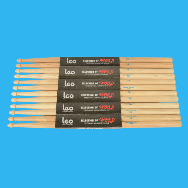 LEO hickory drum sticks drum drum hammer snare drum drum stick electronic drum drum stick basic skills practice stick