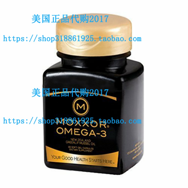 MOXXOR OMEGA-3 (60 Count 1 Bottle) Omega-3 Supplement