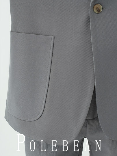 Men's Suit Set, High-End Casual Loose Drape Jacket, Korean Style Trendy Spring and Autumn Light Mature Style Blazer