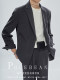 High-end autumn casual suit suit for men, loose Korean style, handsome and trendy men's light and mature style suit jacket
