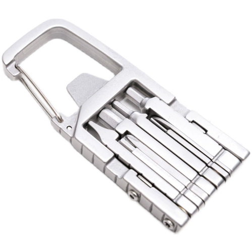 Фотограф EDC Daily Daily Small Gunsious Hanging Hanging Stainless Steel Складка Склаженная стальная складная шестиугональная карта Игла открывать нож инструмент Chen Wenjian