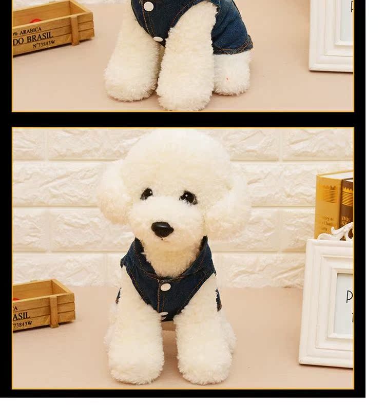 Chó denim quần áo mùa xuân Teddy gấu thú cưng - Quần áo & phụ kiện thú cưng quần áo thú cưng giá rẻ