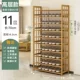 Kệ giày đơn giản nhà gỗ kinh tế nhiều tầng giá không gian chống bụi không gian đa chức năng Cửa tủ giày nhỏ - Kệ ke sach