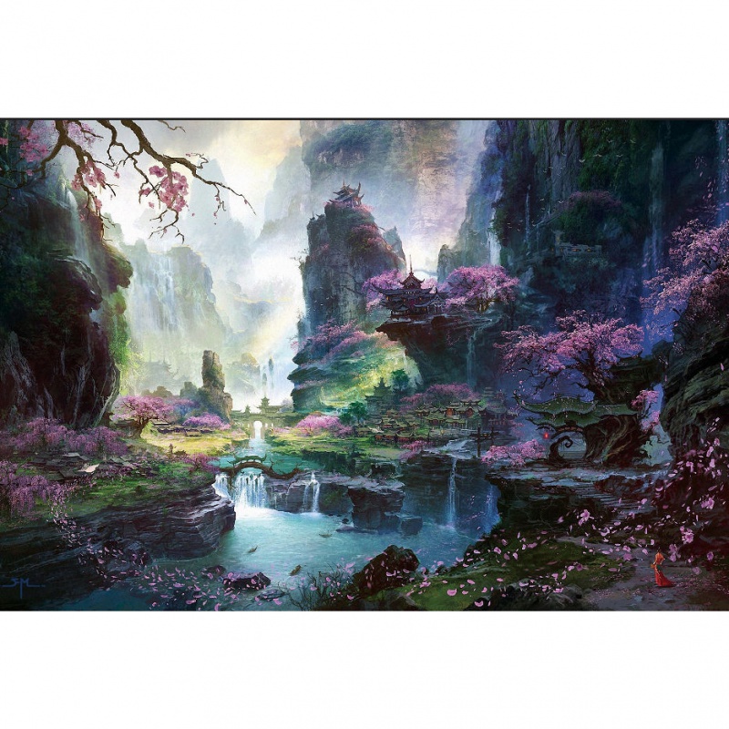 Puzzle 5000 slices of huge 10000 super hard to decompress girls Large scale 1000 Pintu creative solutions one thousand