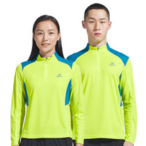 TECTOP explores outdoor spring and summer sports speed-dry T-shirt for men and women running loose air-breathable elasticity fast sleeves