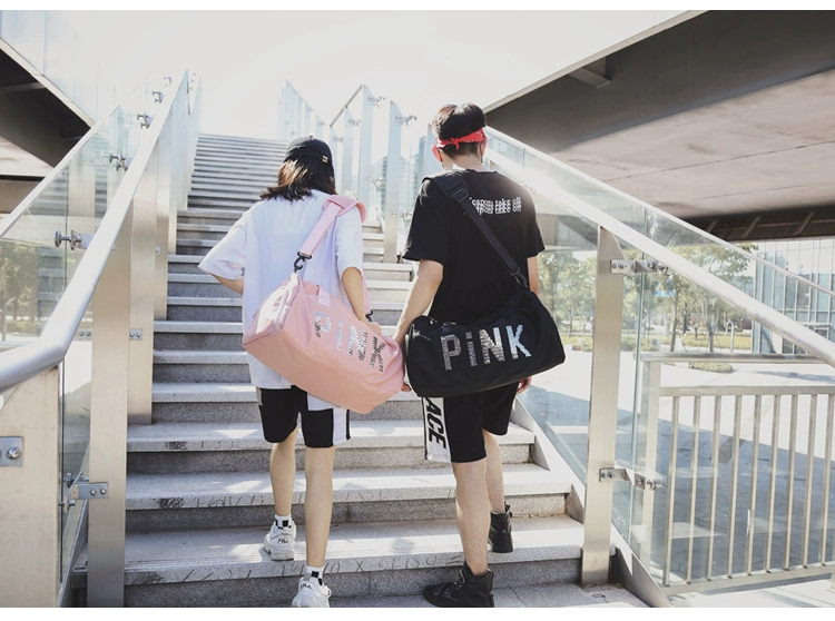 Túi du lịch khoảng cách ngắn nữ xách tay phiên bản Hàn Quốc của túi duffel dung lượng lớn nam khô ướt tách túi nhẹ