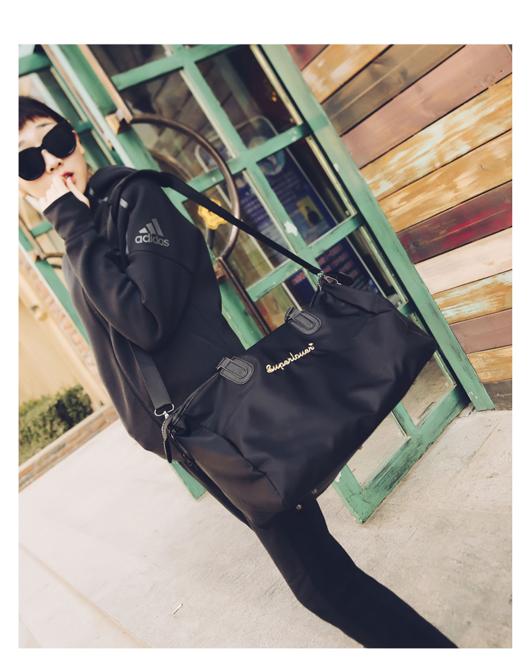 Túi du lịch xách tay nữ túi duffel công suất lớn Hàn Quốc khoảng cách ngắn nam không thấm nước túi hành lý nhỏ túi du lịch túi du lịch túi đựng đồ cá nhân