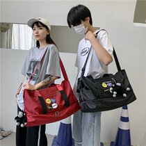 Package bag mens short travel bag hand luggage bag for travel containing bag womens light large capacity to go out of clothes