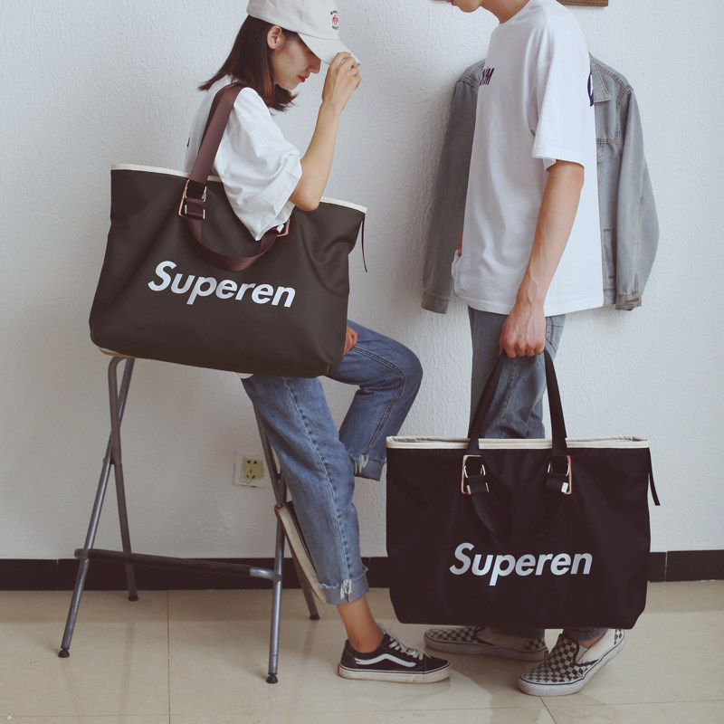 Travel bag female capacity outgoing travel canvas pocket male bag outgoing fashion clothes bag handbag