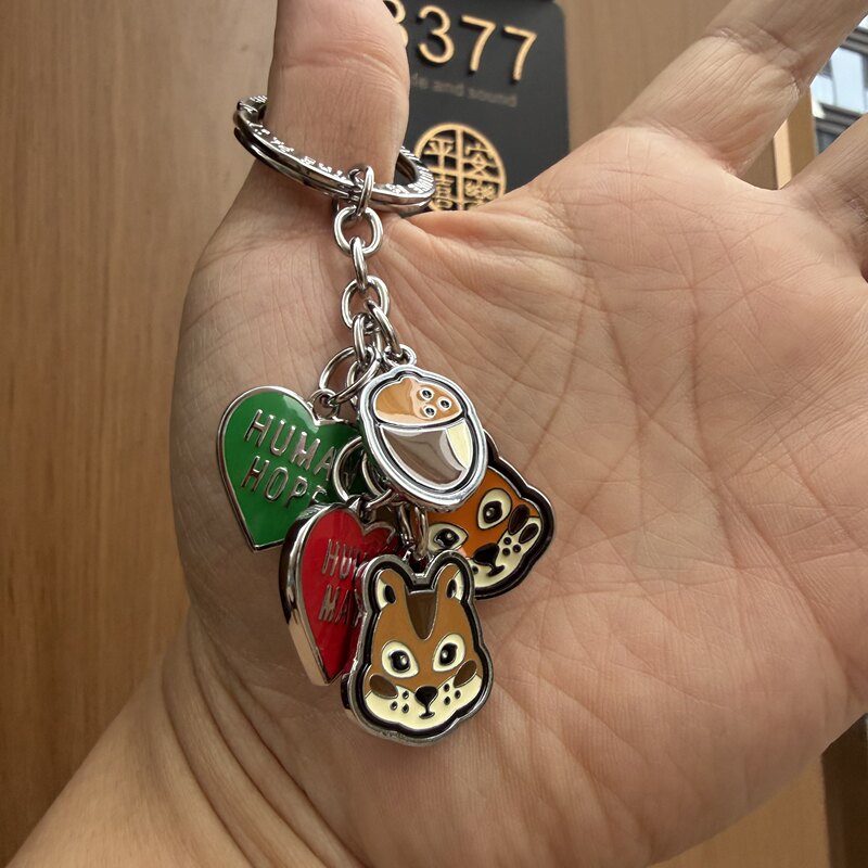 Trendy Brand Keychain Collaboration with Bts J-Hope Squirrel Pendant Nigo Tokyo Harajuku Style