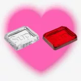 Supreme Transparent Glass Ashtray Obsossed Glass Ashtray Big Logo Gift 20SS 20SS