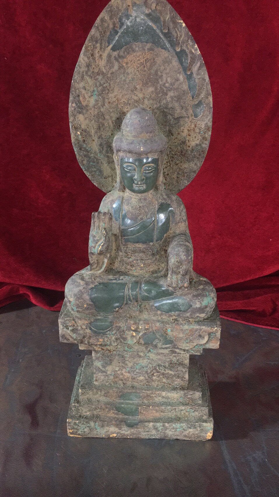 Antique craft jade Guanyin collection