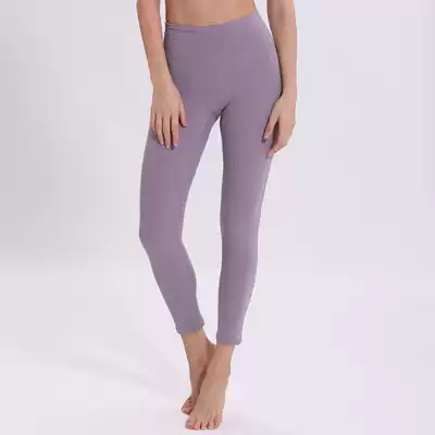 Color discount DQ5252 nude female middle waist quick-dry elastic tight fitness yoga running sports nine-point trousers