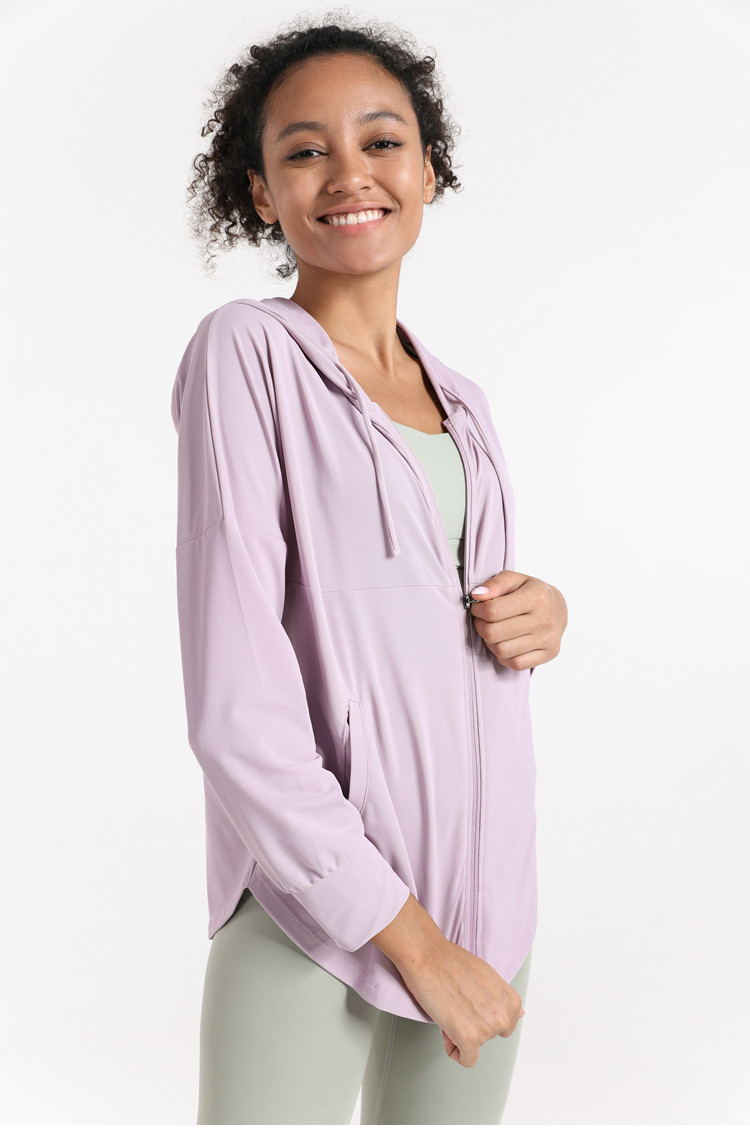 Летний легкий и тонкий дышащий спортивный кардиган, одежда для защиты от солнца с капюшоном, защита от ультрафиолета, для бега 